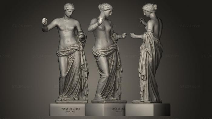 Статуи античные и исторические (Венера де Арлс, STKA_0665) 3D модель для ЧПУ станка